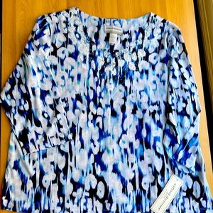 Alfred Dunner Petite Large • Three-quarter sleeves